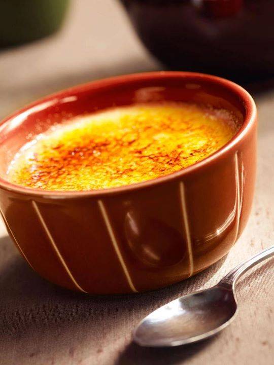 Crème brûlée au chocolat blanc