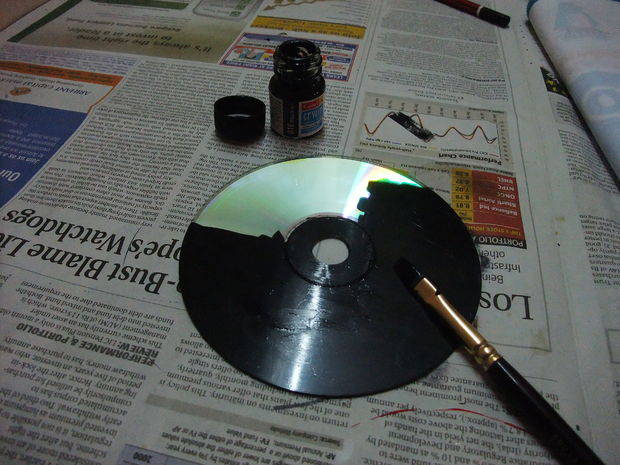 Transformer un CD en objet décoratif