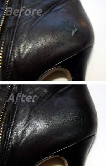 Réparer des chaussures en cuir ou en simili cuir abîmées