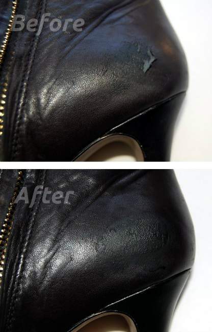 Réparer des chaussures en cuir ou en simili cuir abîmées