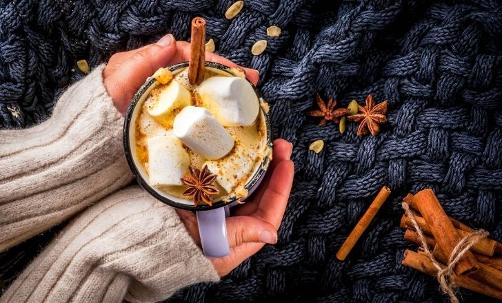 Chocolat chaud au potiron