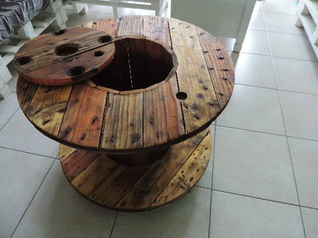 Table basse bar en touret