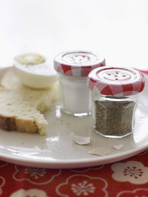 Duo de salière et poivrière en récup