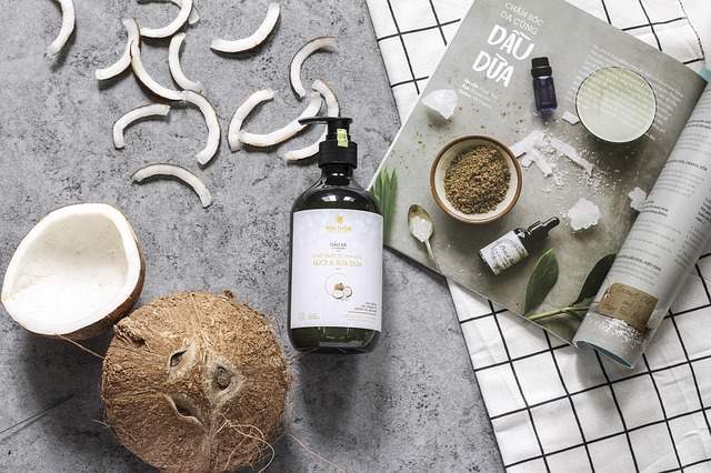huile de coco pour un masque soin des cheveux