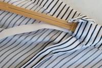 Robe Bardot avec une chemise pour homme