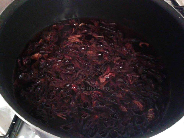Sirop d'hibiscus