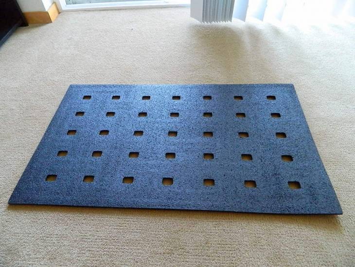 Tapis de bain en galets