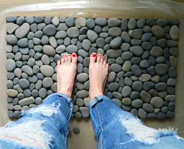 Bain de pieds anti-fatigue