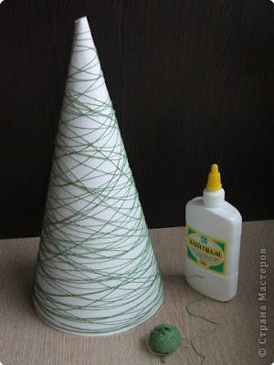 Sapin de Noel en fil