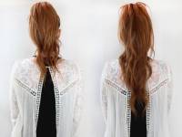 Illusion de cheveux très longs sans extension