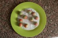 Boulettes d'amandes aux trois couleurs - Kaaber Louz
