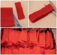 Guirlande de pompons en papier crépon
