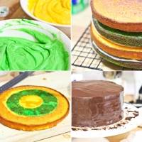 Gâteau Damier sans moule spécial