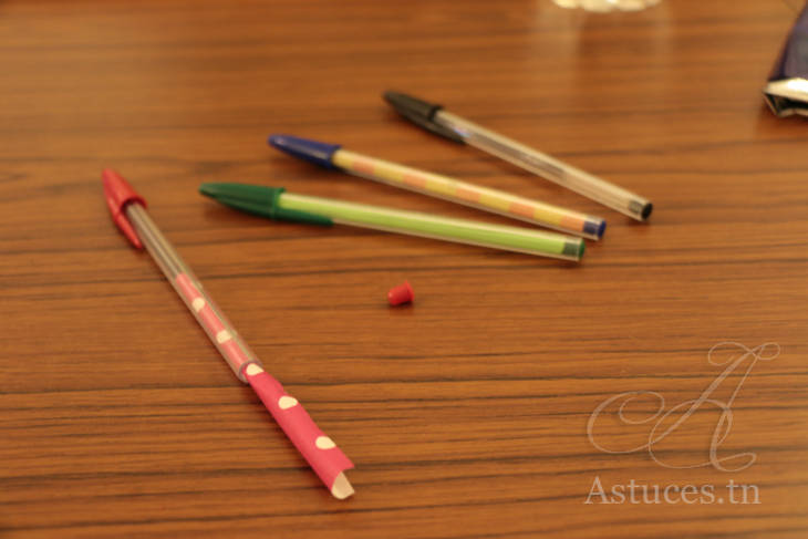 Personnaliser les stylos