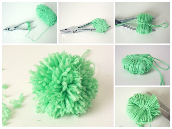 Tapis de pompons