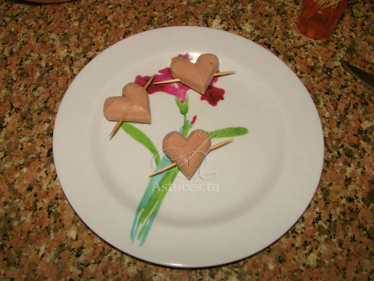 Saucisses romantiques