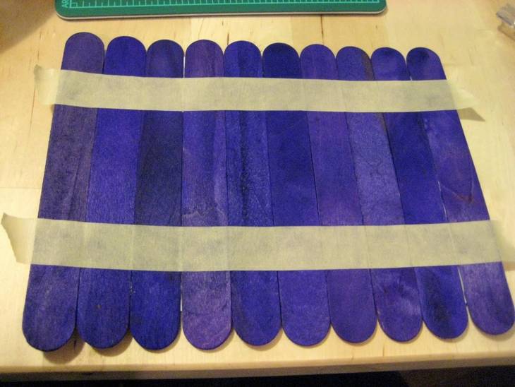Puzzle avec bâtons d’esquimaux