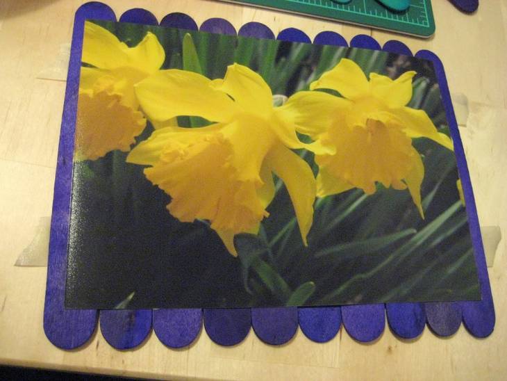 Puzzle avec bâtons d’esquimaux