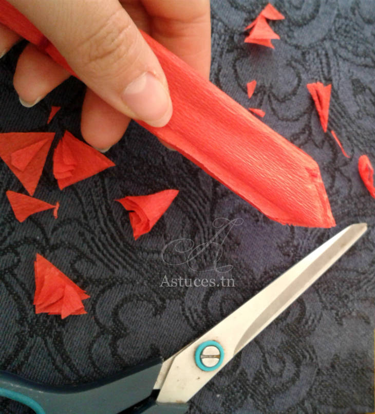 Fleurs en papier
