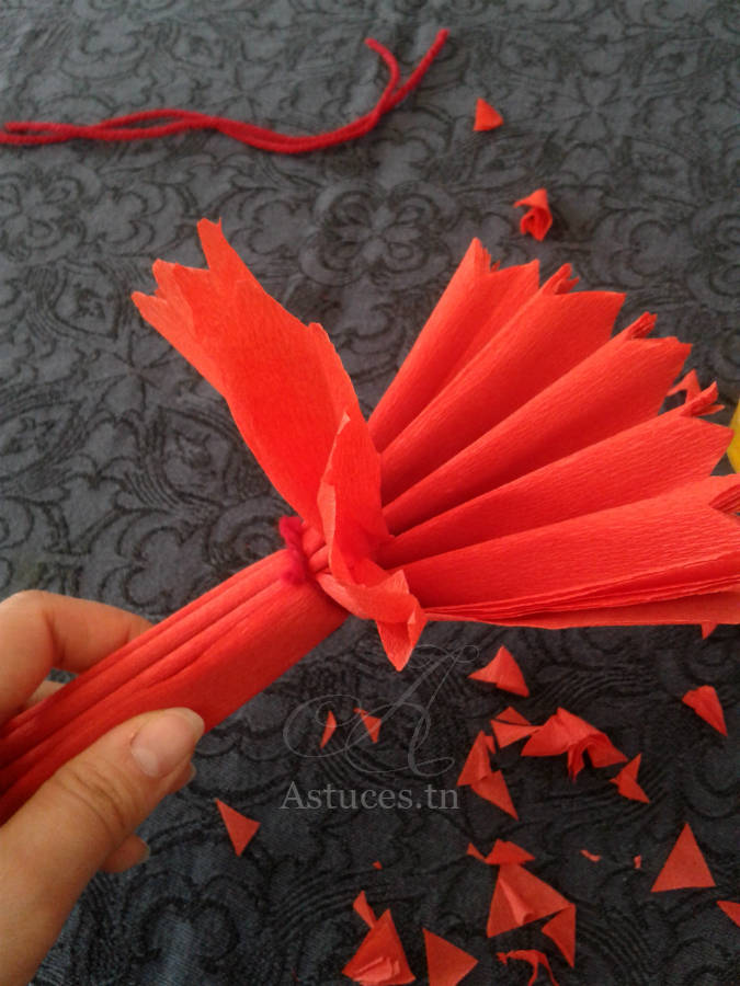 Fleurs en papier