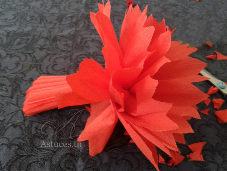 Fleurs en papier