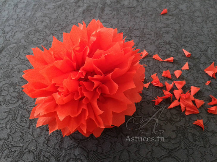 Fleurs en papier
