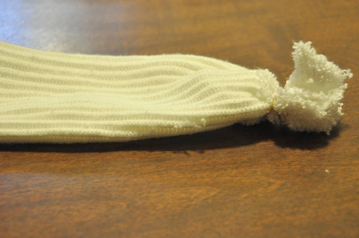 Bonhommes de neige avec des chaussettes