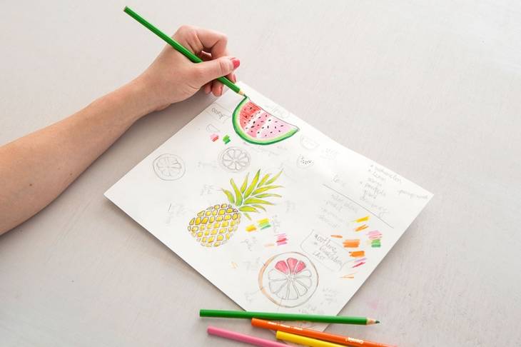 Couverture de pique-nique fruitée