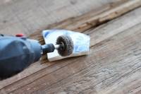Porte clés avec débris de porcelaine