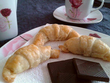 Mini croissants au Nutella