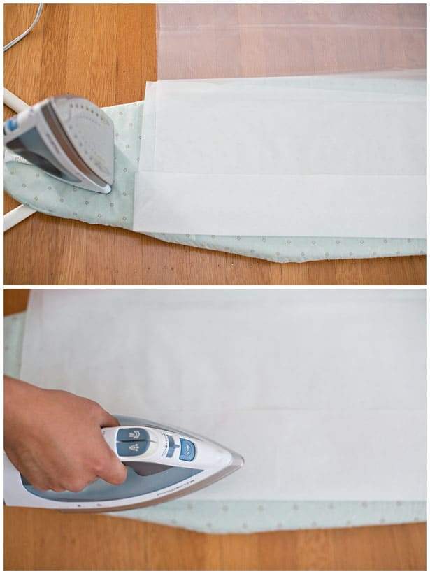 DIY mini matelas, repassage
