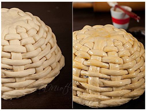 Préparer la pâte pour fabriquer un panier pour Pâques
