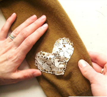 Coudières en dentelle