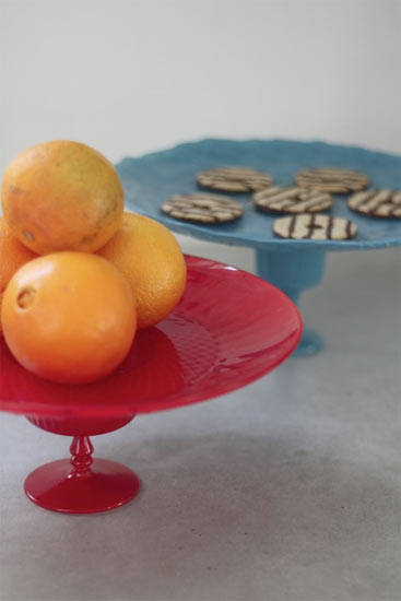 Assiette à gâteau sur pied