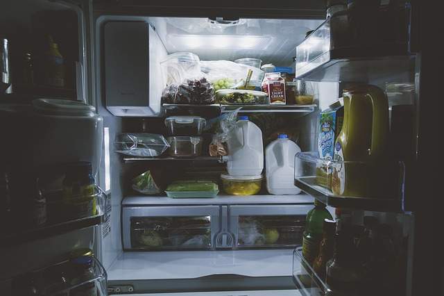 réfrigérateur remplis d'aliments