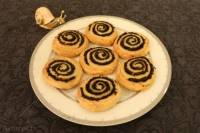 Biscuits salés roulés