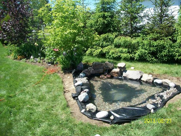 Construction Jardin d'eau