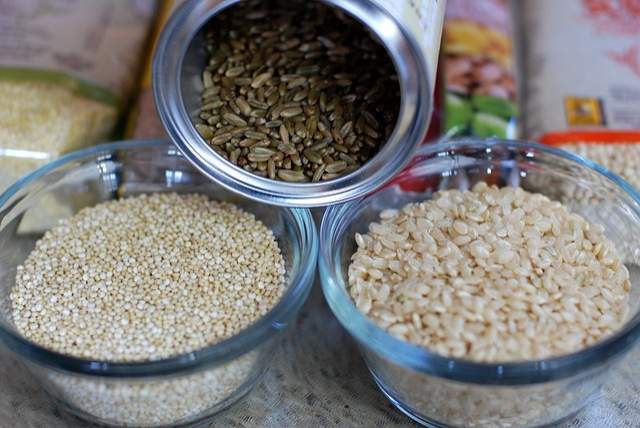 riz brun et quinoa pour la digestion