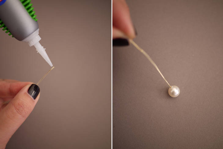 Epingles à cheveux avec perles