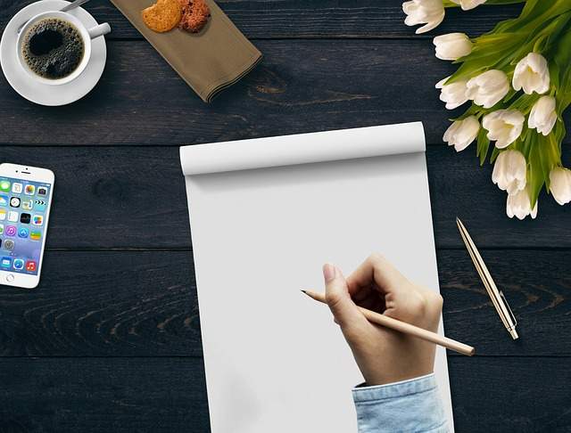 écrire une lettre papier à lettre