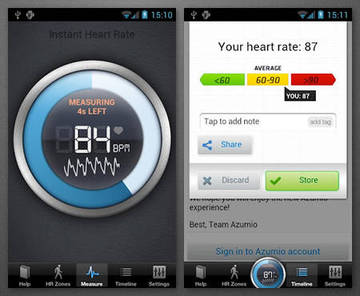 Mesurer votre fréquence cardiaque avec un smartphone