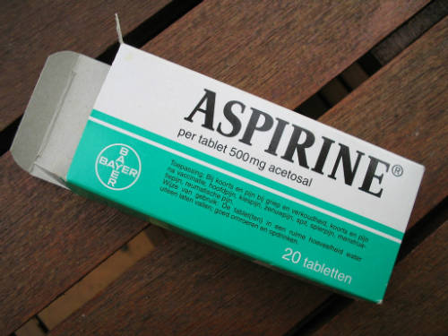Anti-tache à base d'Aspirine
