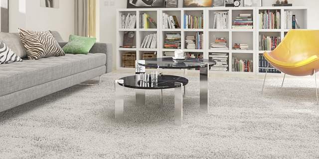 Tables basses gigognes dans un salon