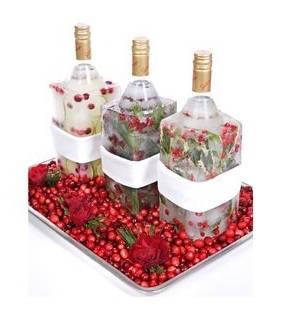 Décoration de table - Bouteille glacée