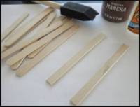 Sous-verres en forme de palettes