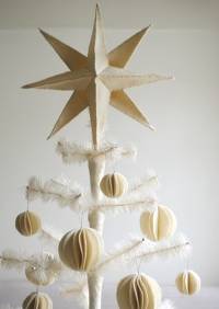 Boules décoratives en feutrine