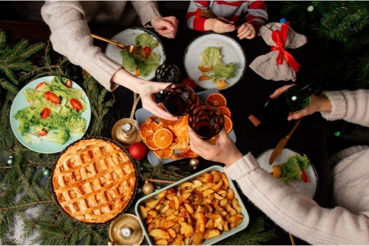 Table repas noel