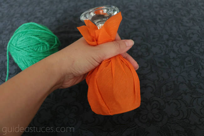 Bougeoirs citrouilles
