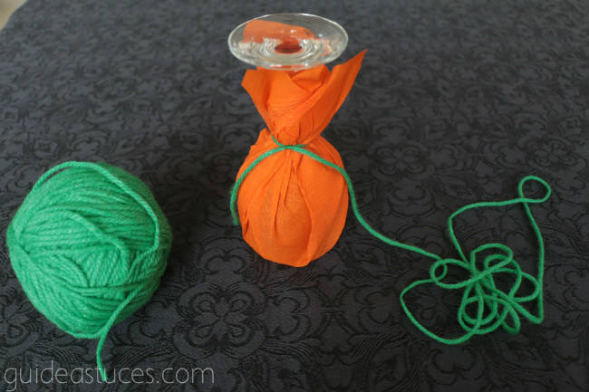 Bougeoirs citrouilles