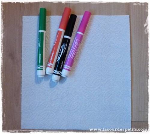 Exercice de motricité graphique pour les enfants en maternelle